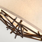 Pendelleuchte Taiko (bronzefarben) 3x - Elstead Lighting