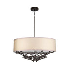 Pendelleuchte Taiko (bronzefarben) 4x - Elstead Lighting