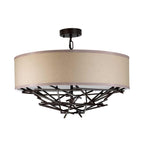 Pendelleuchte Taiko (bronzefarben) 4x - Elstead Lighting