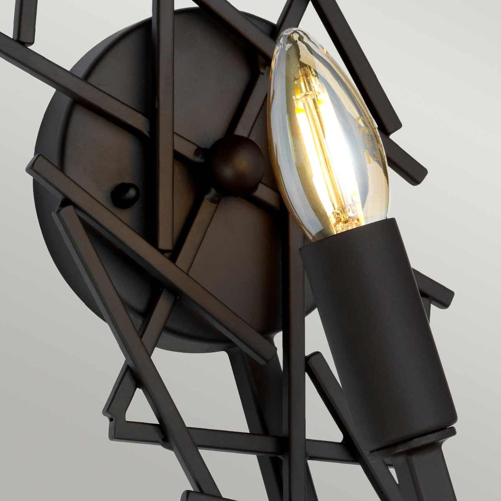 Wandleuchte Taiko (schwarz) 1x - Elstead Lighting