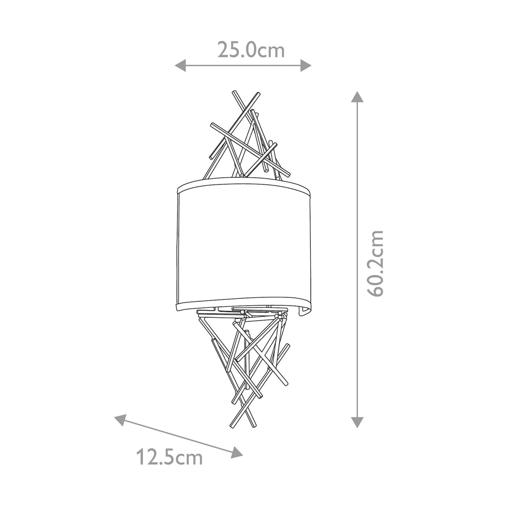 Wandleuchte Taiko (bronzefarben) 2x - Elstead Lighting
