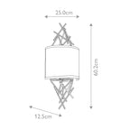 Wandleuchte Taiko (bronzefarben) 2x - Elstead Lighting