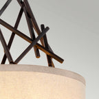 Wandleuchte Taiko (bronzefarben) 2x - Elstead Lighting