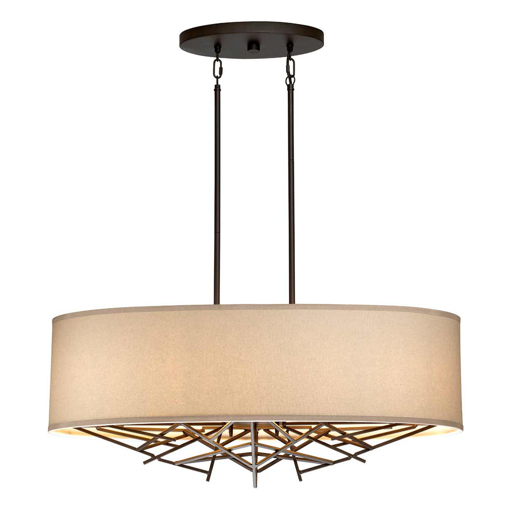 Pendelleuchte Taiko (bronzefarben) 5x - Elstead Lighting
