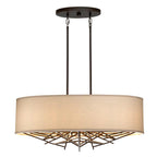 Pendelleuchte Taiko (bronzefarben) 5x - Elstead Lighting