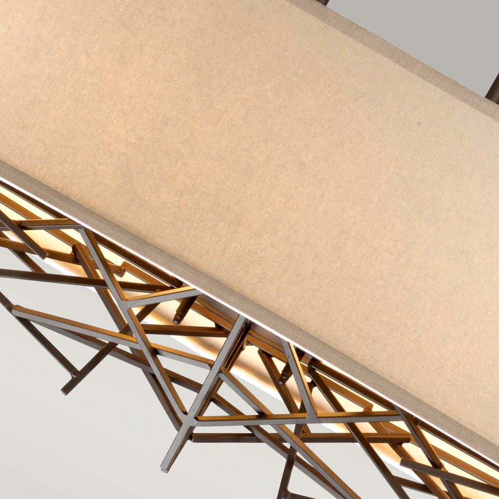 Pendelleuchte Taiko (bronzefarben) 5x - Elstead Lighting
