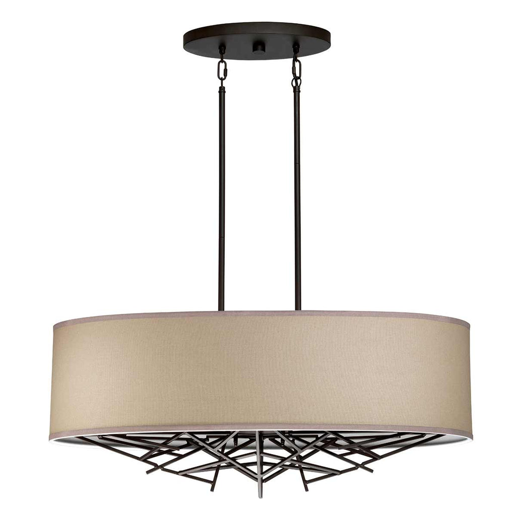 Pendelleuchte Taiko (bronzefarben) 5x - Elstead Lighting