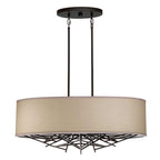 Pendelleuchte Taiko (bronzefarben) 5x - Elstead Lighting