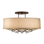 Pendelleuchte Taiko (bronzefarben) 5x - Elstead Lighting