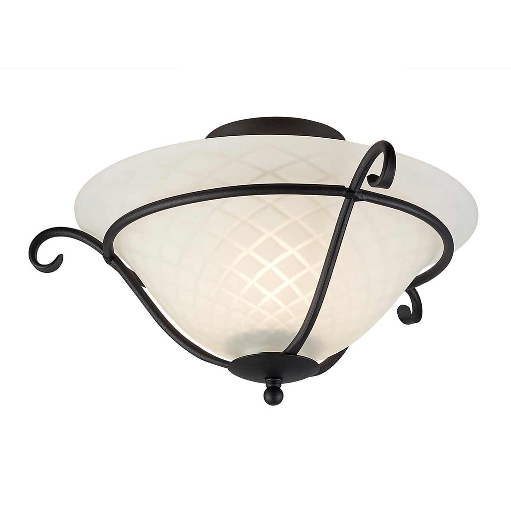 Deckenleuchte Torchiere (schwarz) 1x - Elstead Lighting