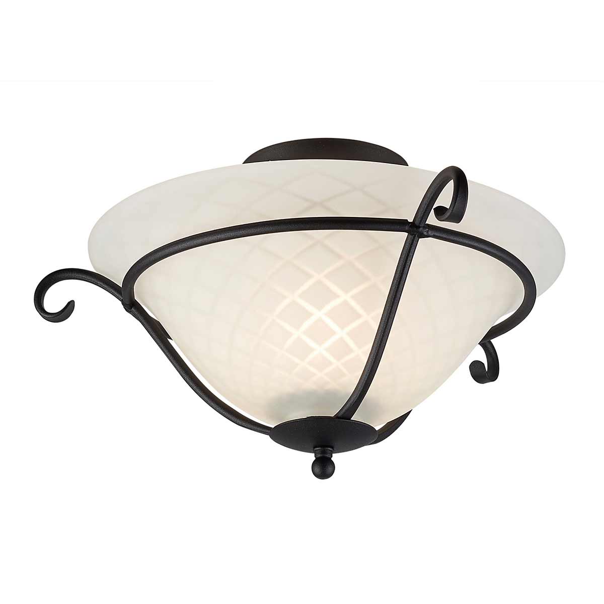 Deckenleuchte Torchiere (schwarz) 1x - Elstead Lighting