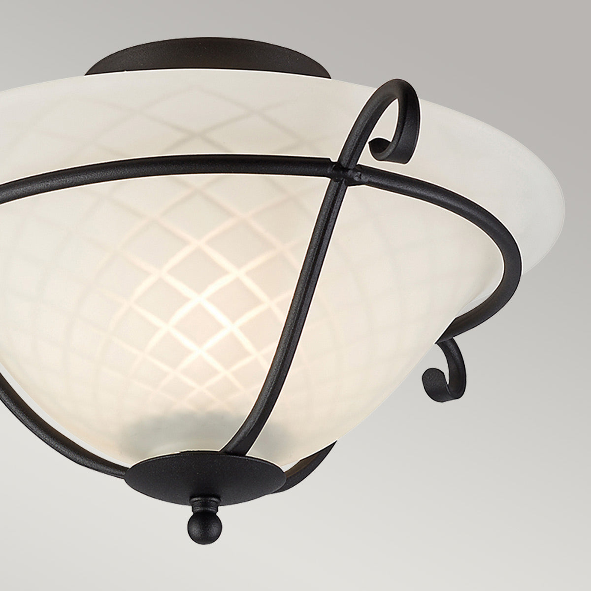 Deckenleuchte Torchiere (schwarz) 1x - Elstead Lighting