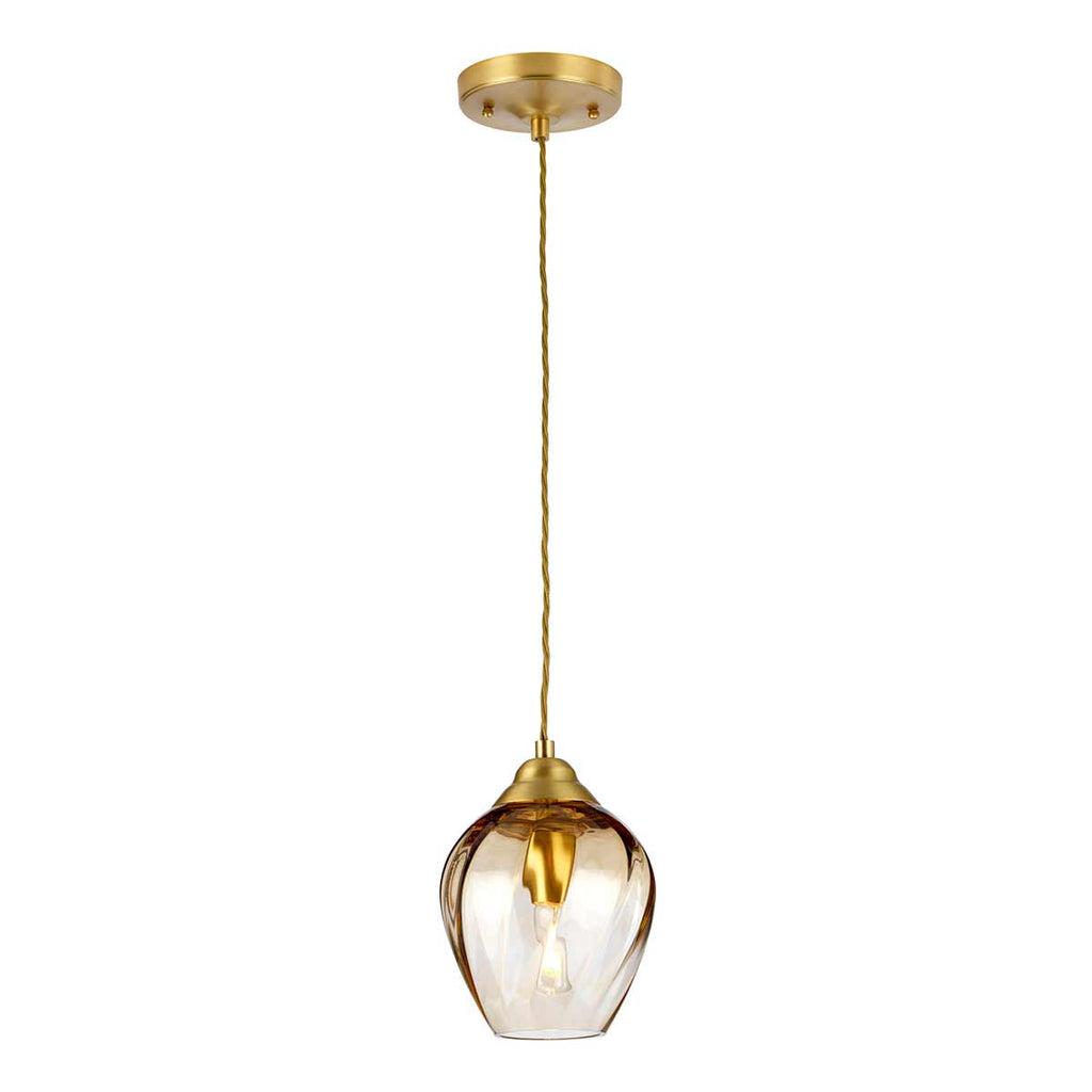 Pendelleuchte Tiber (messingfarben) 1x - Elstead Lighting