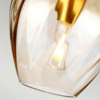 Pendelleuchte Tiber (messingfarben) 1x - Elstead Lighting
