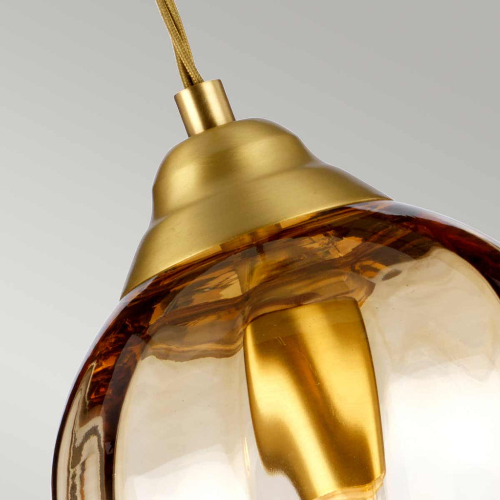 Pendelleuchte Tiber (messingfarben) 1x - Elstead Lighting