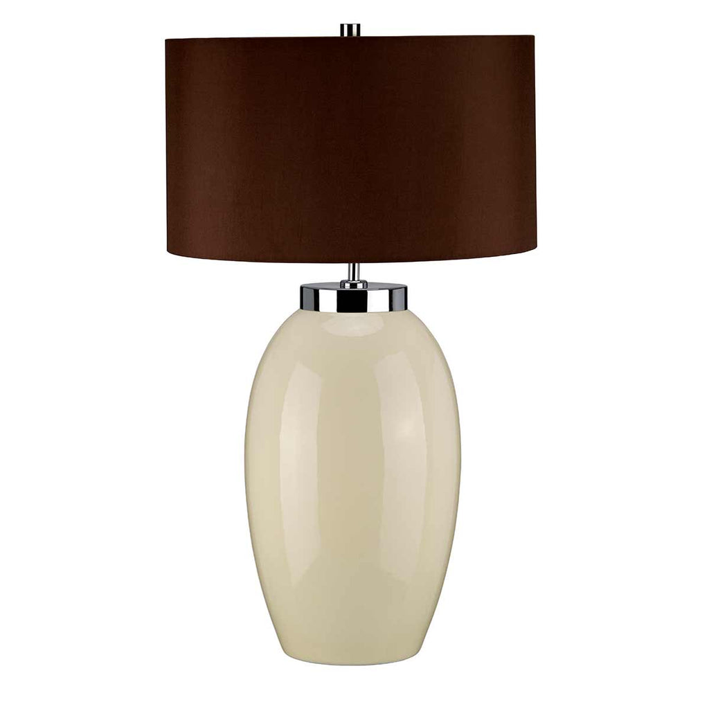 Tischleuchte Victor (Creme) 1x - Elstead Lighting