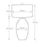 Tischleuchte Victor (Creme) 1x - Elstead Lighting