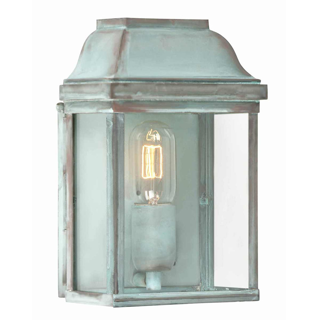 Außen-Wandleuchte Victoria (antik wirkende Grünspan-Patina auf Metall) 1x - Elstead Lighting