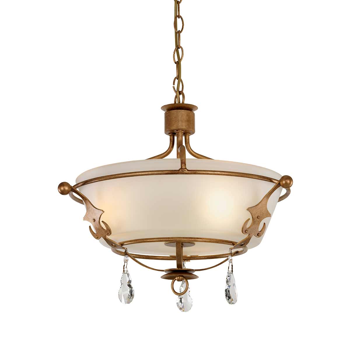 Deckenleuchte Windsor (goldfarben) 3x - Elstead Lighting