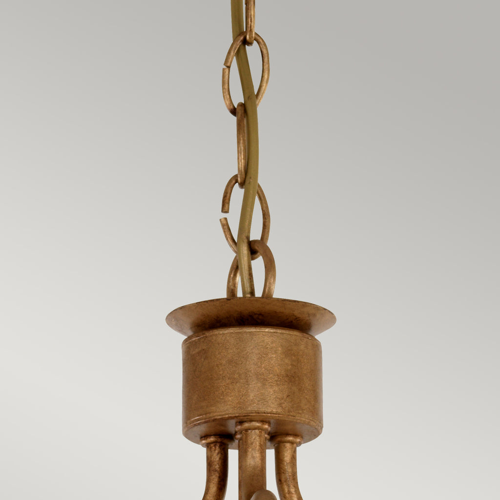 Deckenleuchte Windsor (goldfarben) 3x - Elstead Lighting