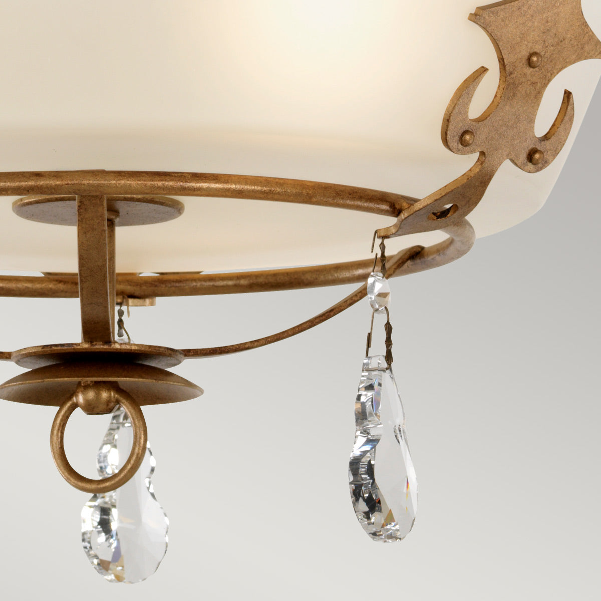 Deckenleuchte Windsor (goldfarben) 3x - Elstead Lighting