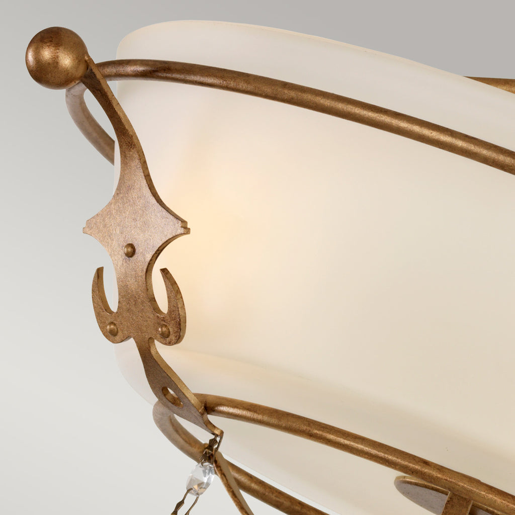 Deckenleuchte Windsor (goldfarben) 3x - Elstead Lighting