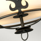 Deckenleuchte Windsor (Graphit) 3x - Elstead Lighting