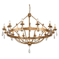 Pendelleuchte Windsor (goldfarben) 12x - Elstead Lighting