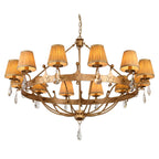 Pendelleuchte Windsor (goldfarben) 12x - Elstead Lighting