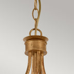 Pendelleuchte Windsor (goldfarben) 4x - Elstead Lighting