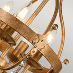 Pendelleuchte Windsor (goldfarben) 4x - Elstead Lighting