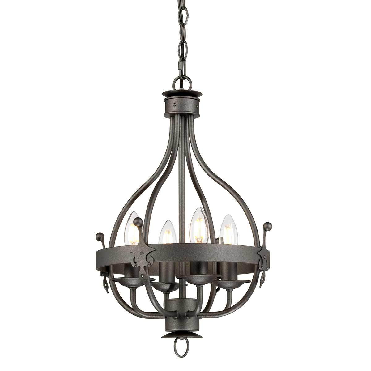 Pendelleuchte Windsor (Graphit) 4x - Elstead Lighting