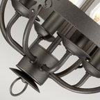 Pendelleuchte Windsor (Graphit) 4x - Elstead Lighting