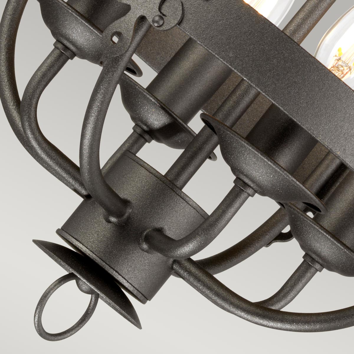 Pendelleuchte Windsor (Graphit) 4x - Elstead Lighting