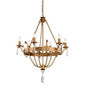 Pendelleuchte Windsor (goldfarben) 6x - Elstead Lighting