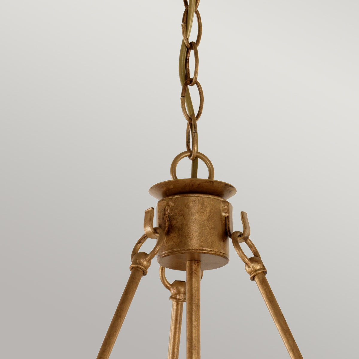 Pendelleuchte Windsor (goldfarben) 6x - Elstead Lighting