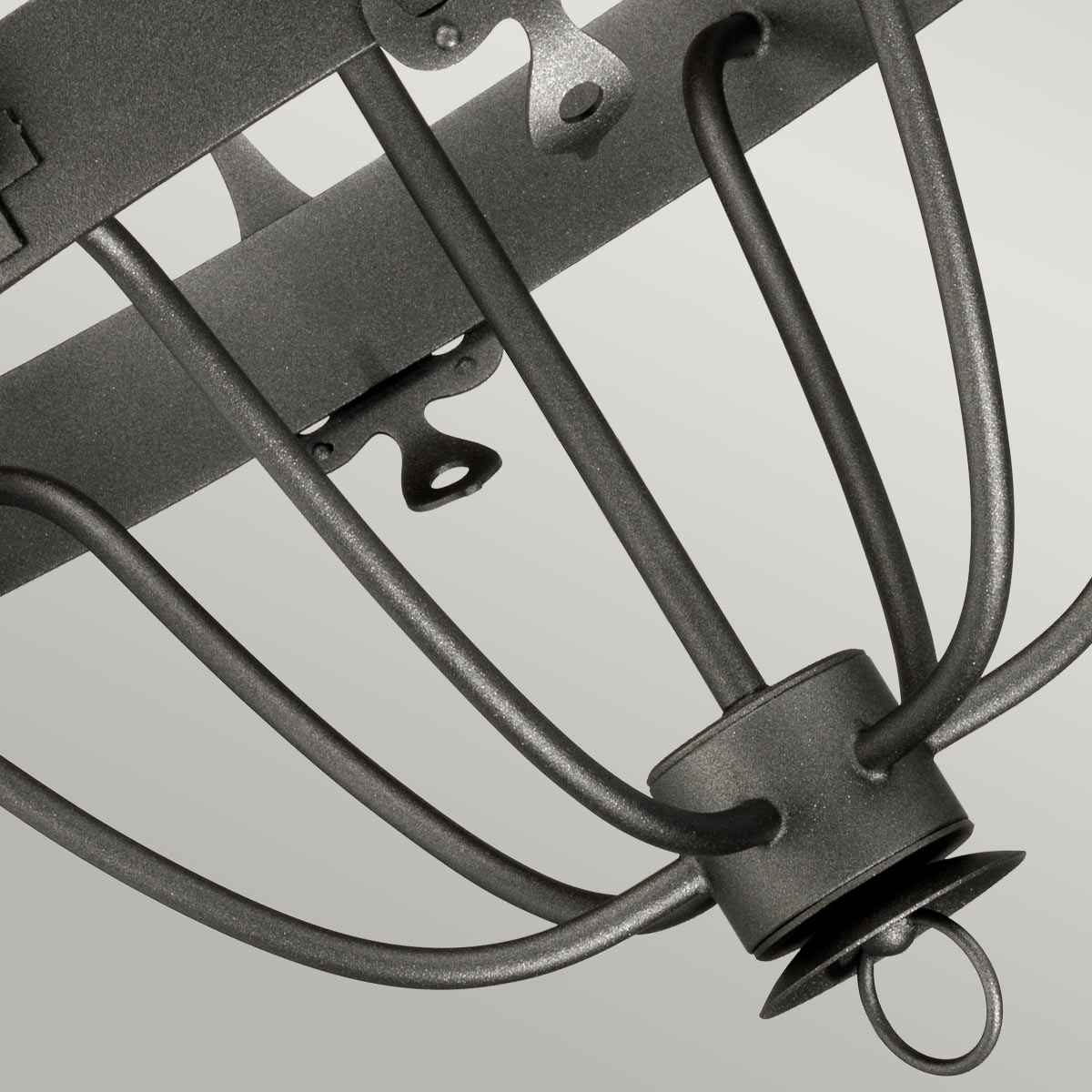 Pendelleuchte Windsor (Graphit) 6x - Elstead Lighting