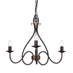 Pendelleuchte Windermere (goldfarben) 3x - Elstead Lighting