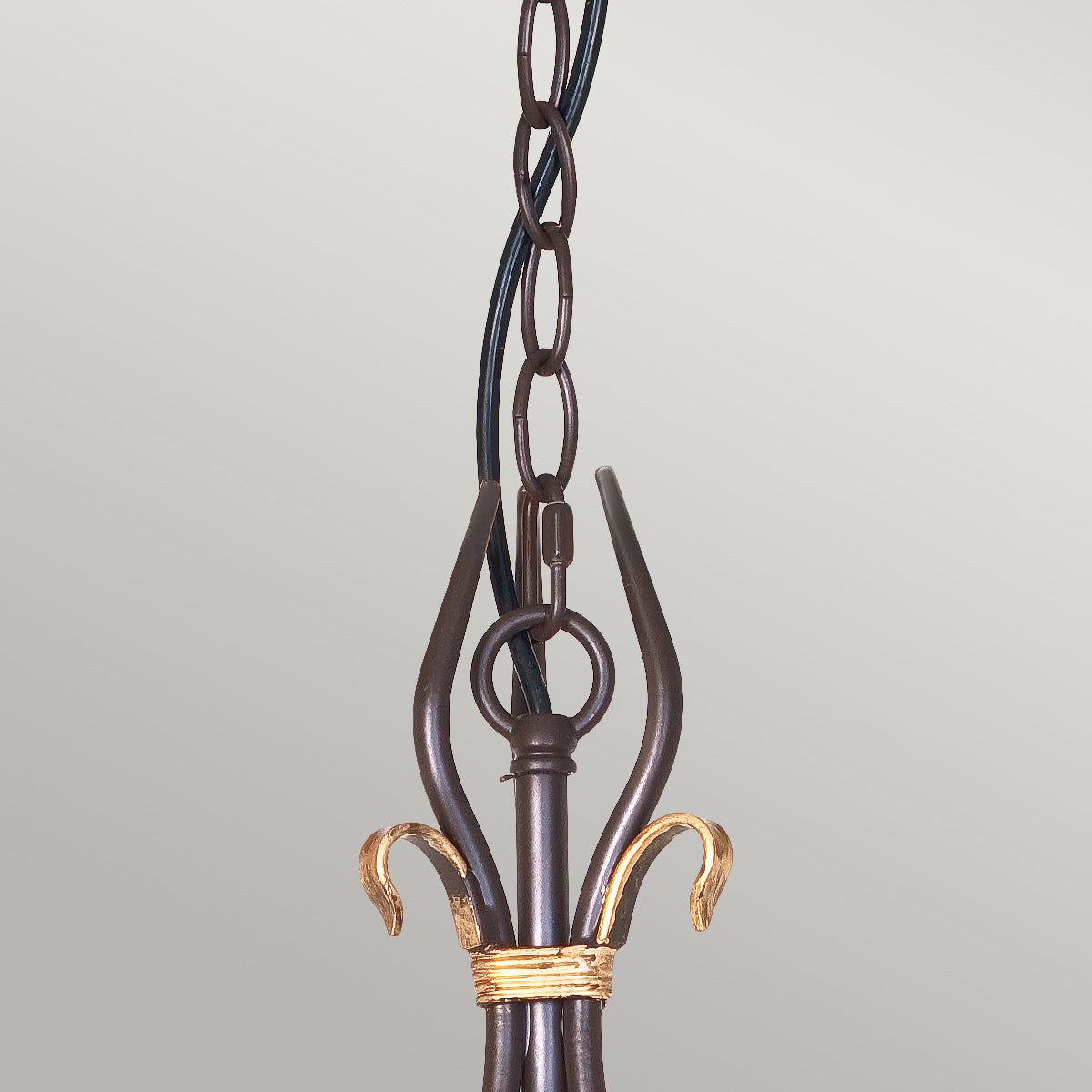 Pendelleuchte Windermere (goldfarben) 3x - Elstead Lighting