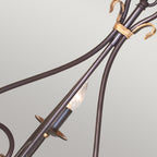 Pendelleuchte Windermere (goldfarben) 3x - Elstead Lighting