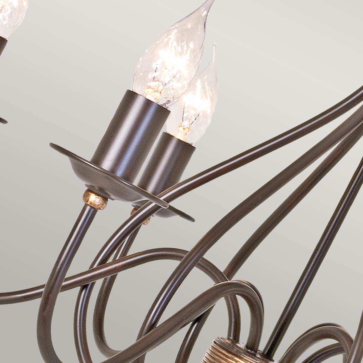 Pendelleuchte Windermere (goldfarben) 6x - Elstead Lighting