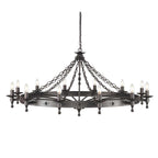 Pendelleuchte Warwick (schwarz) 12x - Elstead Lighting