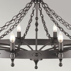 Pendelleuchte Warwick (schwarz) 12x - Elstead Lighting