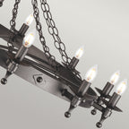Pendelleuchte Warwick (schwarz) 12x - Elstead Lighting