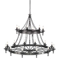 Pendelleuchte Warwick (schwarz) 18x - Elstead Lighting