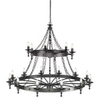 Pendelleuchte Warwick (schwarz) 18x - Elstead Lighting