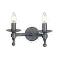 Wandleuchte Warwick (silberfarben) 2x - Elstead Lighting