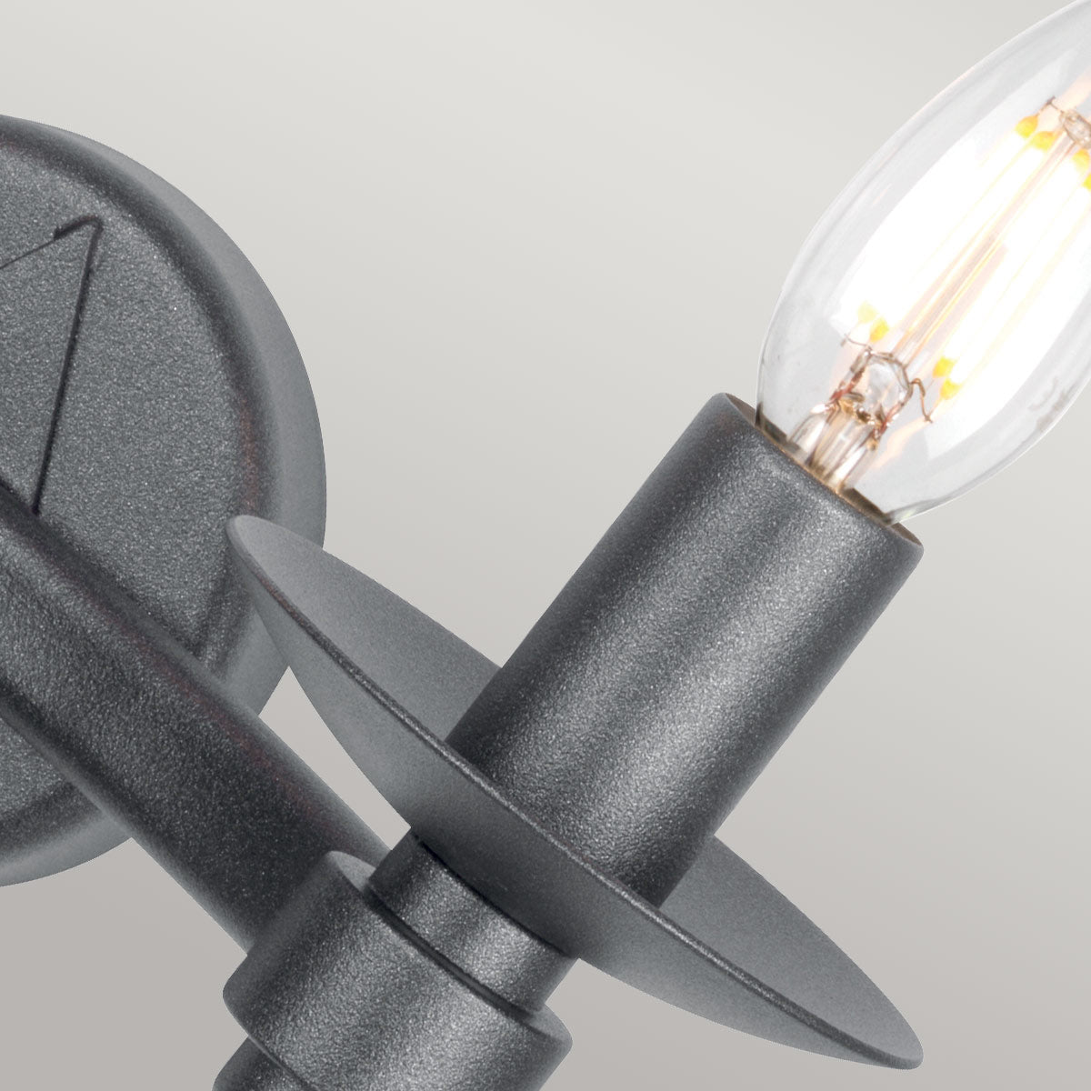 Wandleuchte Warwick (silberfarben) 2x - Elstead Lighting