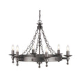 Pendelleuchte Warwick (schwarz) 6x - Elstead Lighting