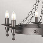Pendelleuchte Warwick (schwarz) 6x - Elstead Lighting
